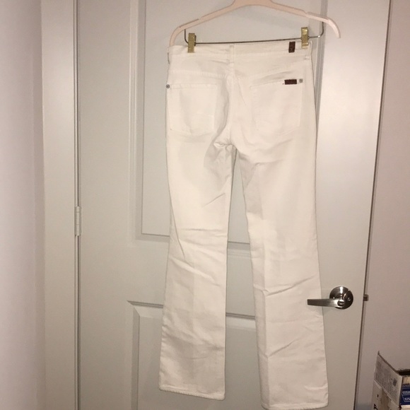 Size 29 White 7 for All Mankind Jeans!! - Picture 1 of 6